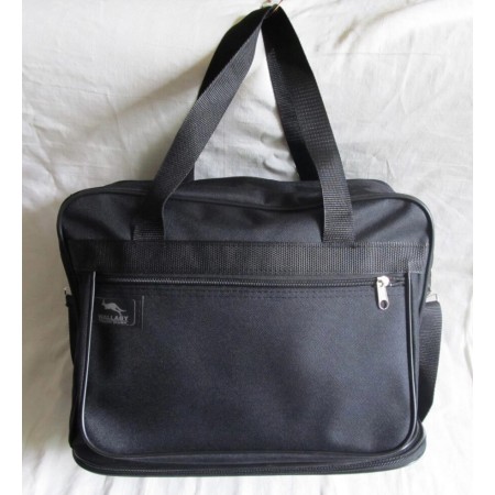 Мужская сумка через плечо дорожная с расширением дорожная 8w2071 черная