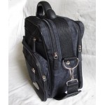 Мужская сумка полукаркасная папка на плечо портфель А4 8w26531 черная
