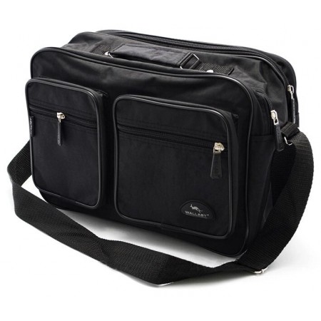 Мужская сумка барсетка через плечо папка портфель А4 8w2647 черная