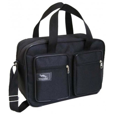 Мужская сумка через плечо удобная портфель А4 8w2610 черная
