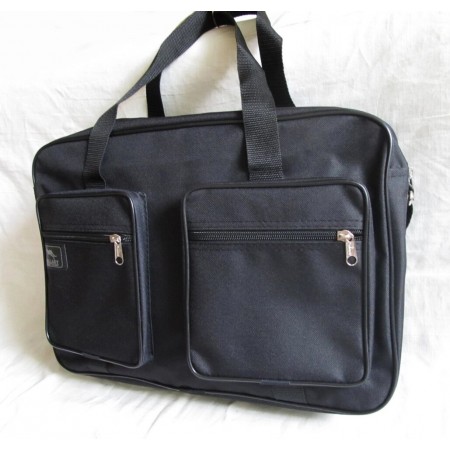 Мужская сумка через плечо дорожная папка портфель А4+ 8w2670 черная