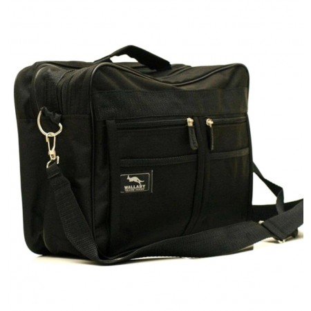 Мужская сумка через плечо дорожная папка портфель А4+ 8w2633 черная