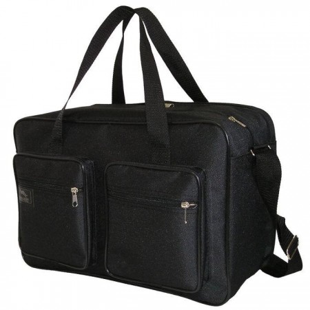 Мужская сумка через плечо дорожная хозяйственная портфель А4+ 8w2690 черная