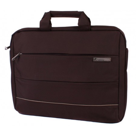 Надежная сумка для большего ноутбука N30807 Коричневая