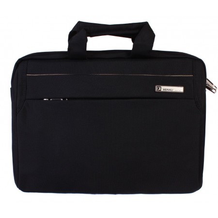 Качественная сумка для ноутбука среднего размера N30806 Черная